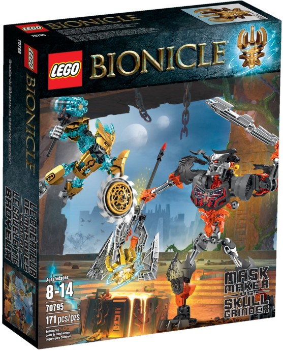 Lego Bionicle. Создатель Масок против Стального Черепа  